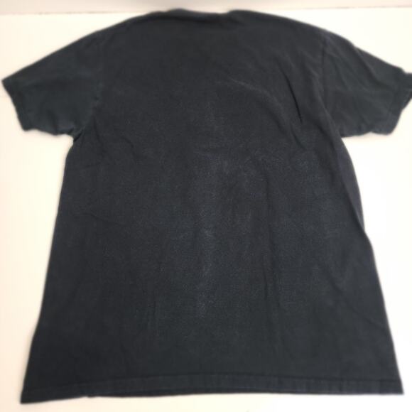 Jimi Hendrix Playing Guitar Black Short Sleeve Graphic T-Shirt Men's Size L - Picture 3 of 4